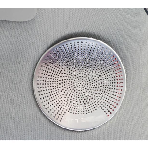 Silver Steel A Post Speaker Frame Cover Trim 2PC Fit For Tesla Model 3 2017-