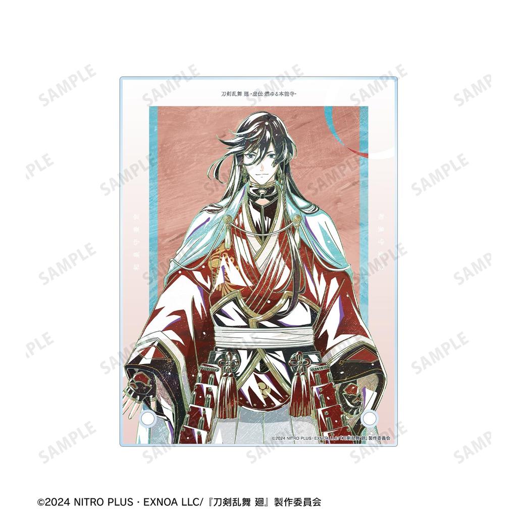 Anime Ranbu Kai Kyoden Burning Izuminokami Kanesada Touken Ranbu Kai Kyoden Burning Honnoji Ani Art 2nd Edition A6 Acrylic Panel "Touken Honnoji"