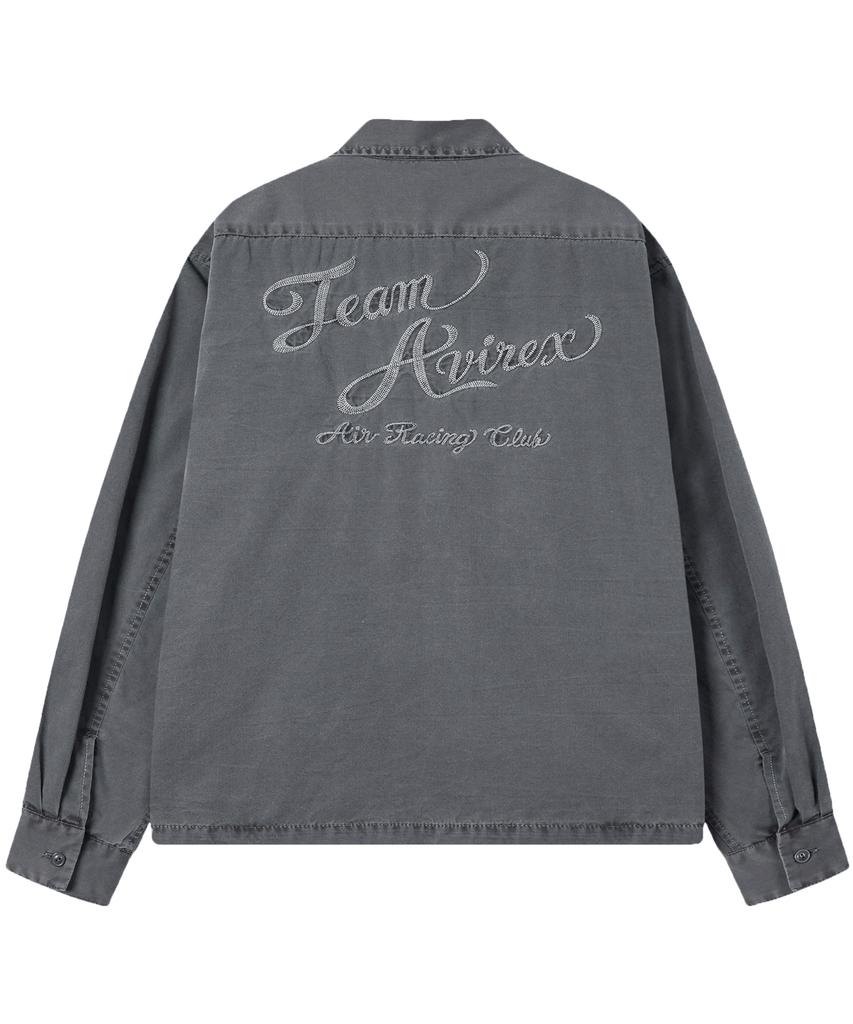 Avirex Fade Embroidery Work Jacket / 7836152009 Charcoal