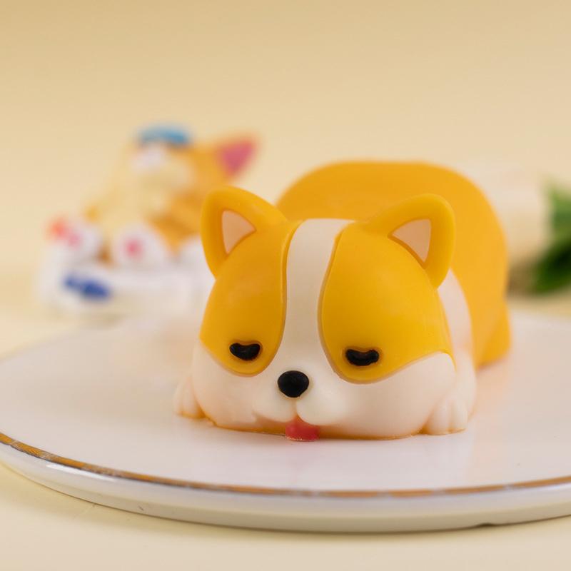 Cute Dog Milk Pudding Molds Silicone Jelly Mould Mousse Dessert Molds Corgi Jelly Pudding Diy Baking Cake Kitchen Tools