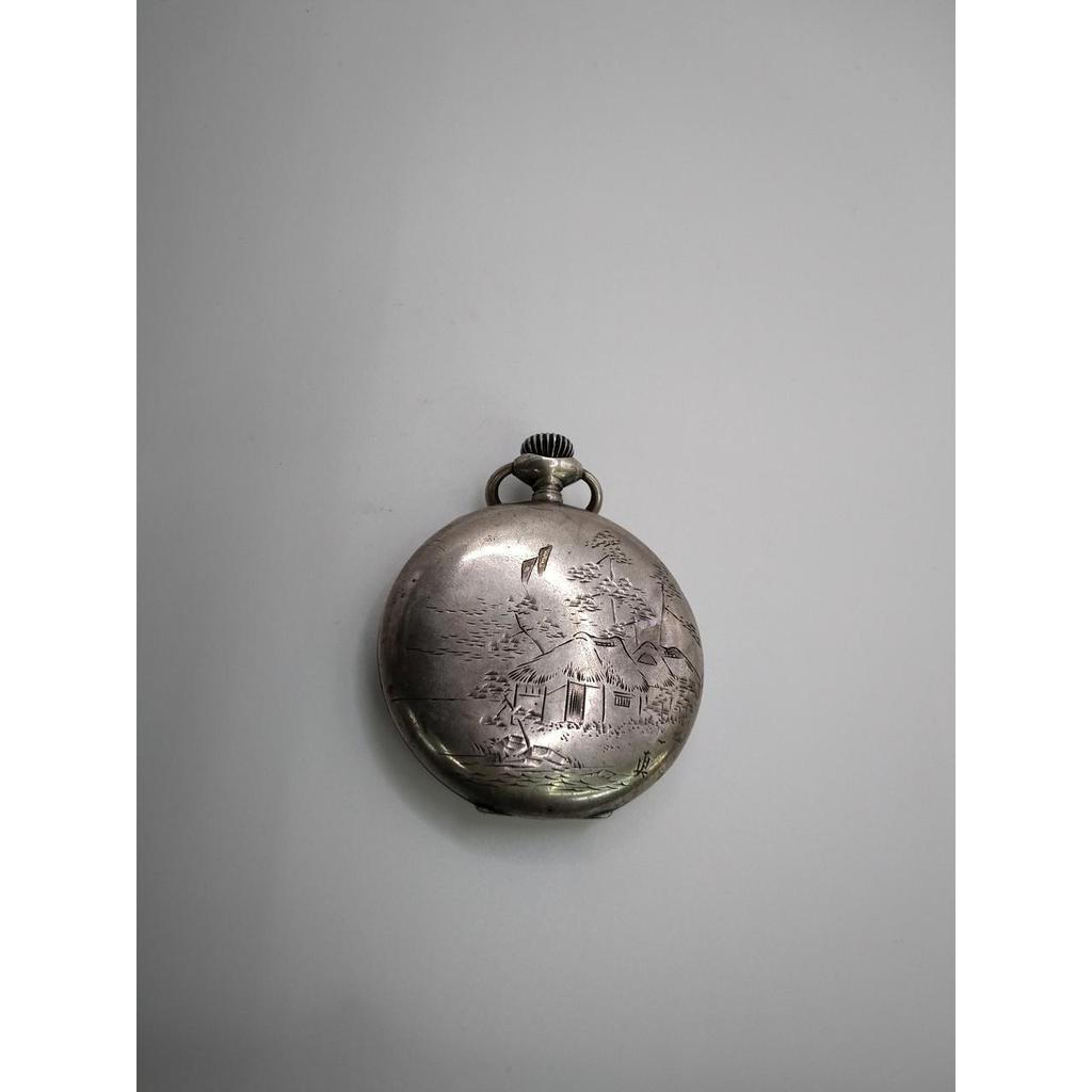 Used SEIKO 0.900 hand-wound pocket watch