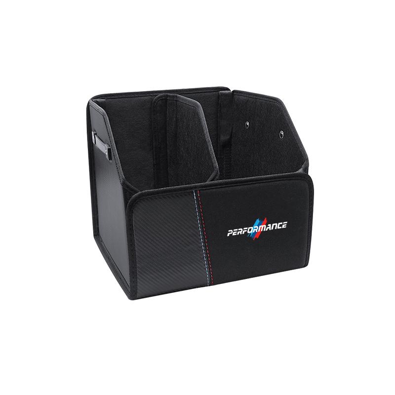 SNLL4 Car Interior Trunk Storage Box Leather Tools Case Anti-scratch High-capacity Bag For BMW M M3 M5 X1 X2 X3 X4 X5 X6 X7 G20 G30 6G