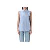 Polo Ralph Lauren Ärmelloses einreihiges Poloshirt Damen Oberteile Hellblau 211968896-002