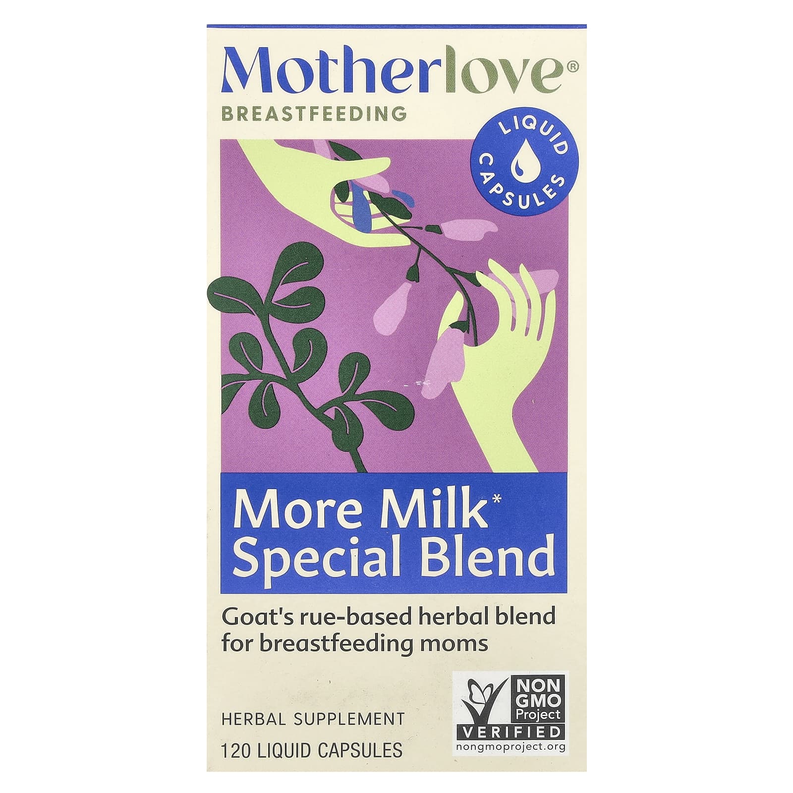 

Breastfeeding, More Milk Special Blend, Liquid Capsules 120