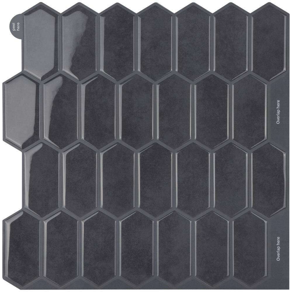 12" x 12" Peel and Stick Backsplash Waterproof Wallpapers Wall Tile  for Kitchen Bathroom