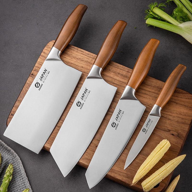 WXCOO Professional Japanese Kitchen Knife Fruit Peeler Utility Knife Stainless Steel Fish Fillet Knife Meat Cleaver Cooking Tool