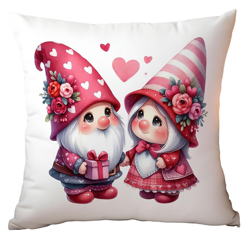 New Valentine's Day Pillow Cute Elf Red Love Living Room Sofa Pillow Cover