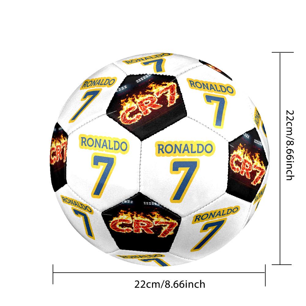 Ronaldo's Breakthrough Goals Size 5 Soccer Football Machine-Stitched Indoor/Outdoor Universal Football Sports Enthusiast Gifts