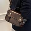 Trendy new British retro college style portable mailman bag temperament advanced sense commuting versatile messenger women's bag