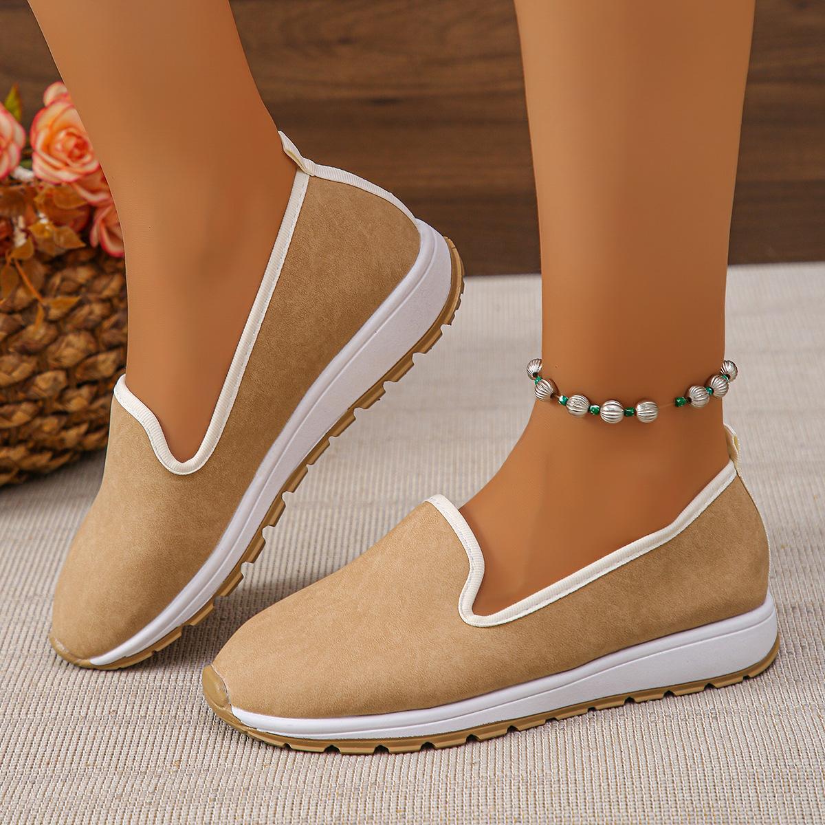 

Large size women s casual single shoes women s solid color platform women s sports beanie shoes 43 хаки