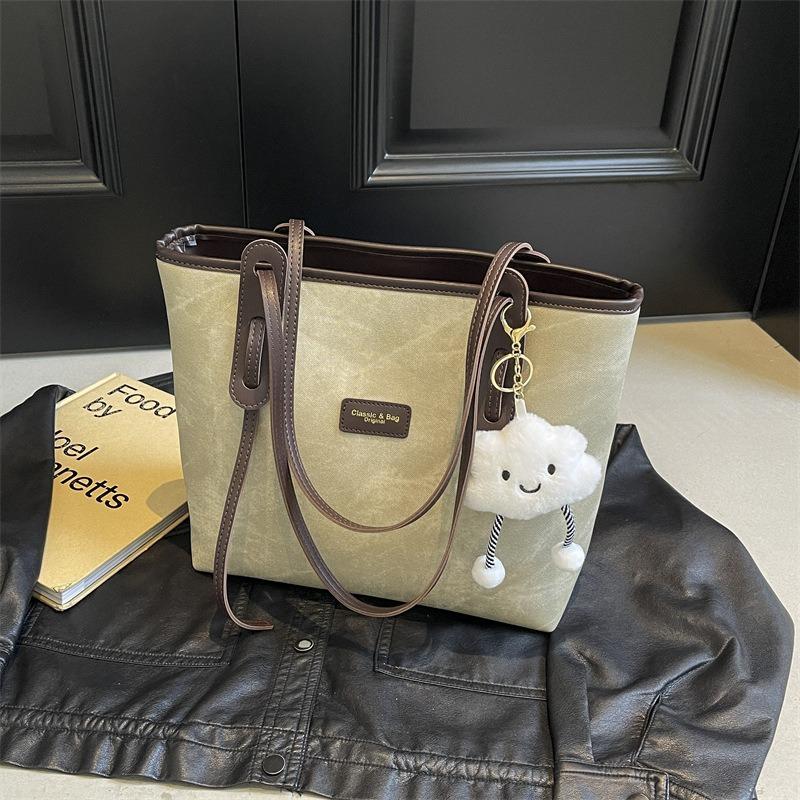 commuting to work, armpit bag for women shopping, new retro fashion casual tote bag, high-end textured shoulder bag