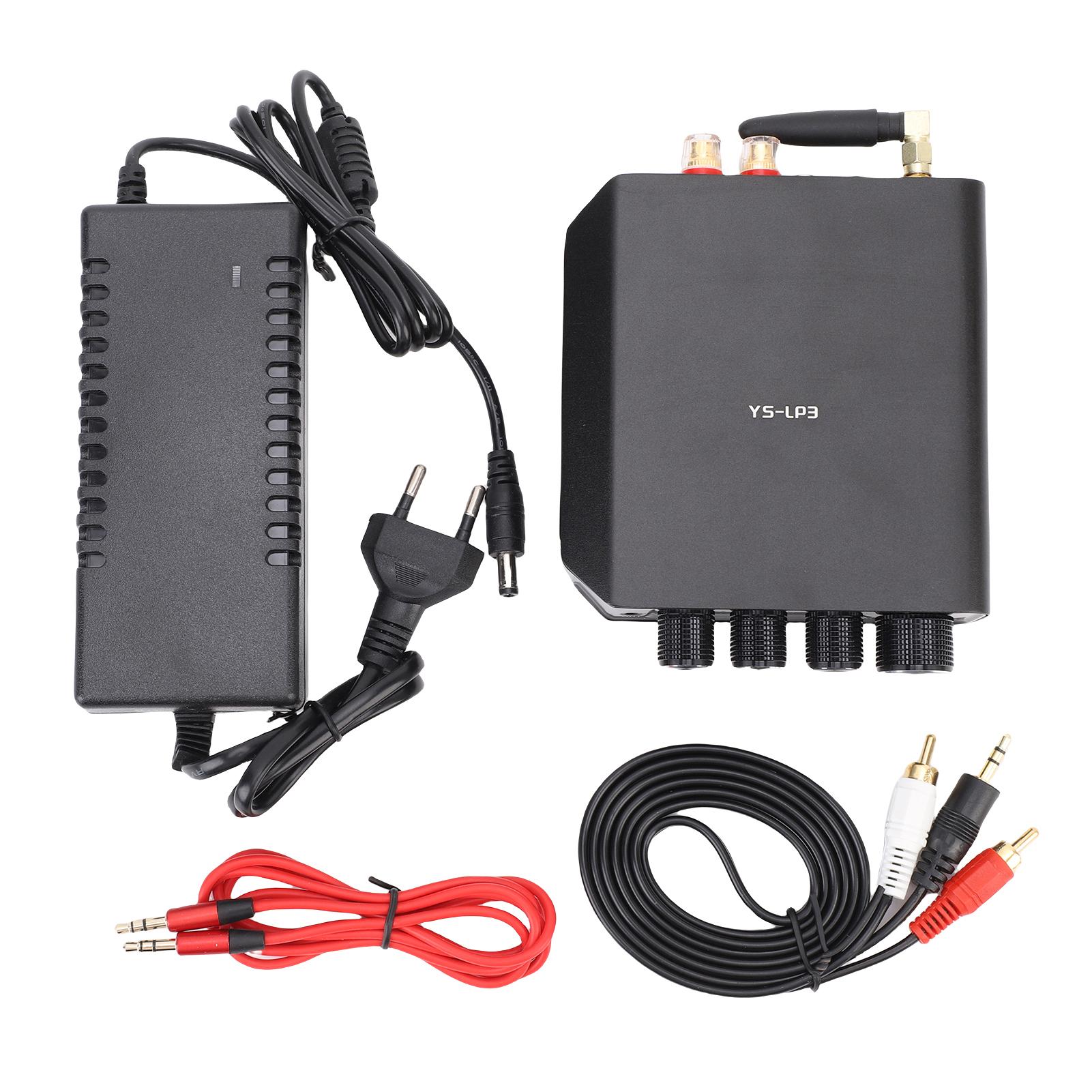 

Усилитель BT 5.4 2.0 канала Hi-Fi Усилитель Технология BT/AUX/Входы с U-диска Интегрированный Домашний Аудио Уличный Стерео Ресивер чёрный