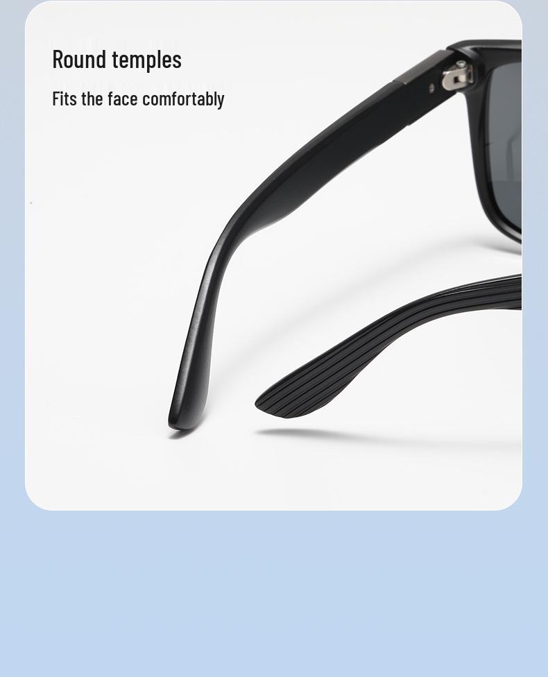 Herren Retro Quadratische Polarisierte Fahrsonnenbrille - Anti-UV