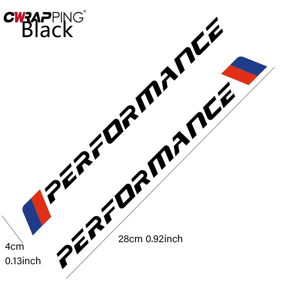 Bil Prestanda Dekaler Styling Vinyl Grafik Ränder Bildörr Framskärm Visir Fönster Dekorera för Förvandling Tillbehör