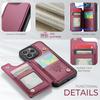 Flip Leather Wallet Phone Case For iPhone 16 15 14 Plus 13 12 11 Pro Max 6S 7 8 Plus SE Credit Card Shockproof Cover Coque
