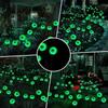 Scary Solar Eyeball Lights Outdoor Halloween Decor Waterproof Green LED Stake Lights for Garden Pathway Lighting Party Decor