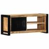 VidaXL Meuble TV 80x30x35 cm bois massif de manguier brut, banc tv, meuble hifi, centre de divertissement, buffet tv, meuble 4013591