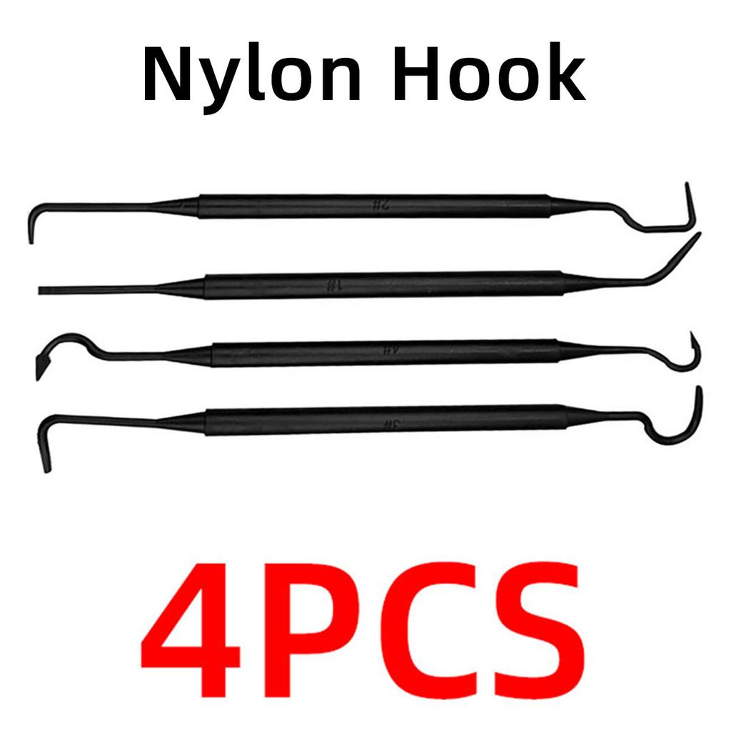 Double Ended Wire Brush/Nylon Hook Rust Proof Paint Metal Cleaner Multifunctional Cleaning Brush Sturdy And Durable Cleaning Set