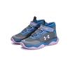 Under Armour Comfortable Lightweight Mid-Top Running Shoes Kids Sneakers Black White Gray 2341503