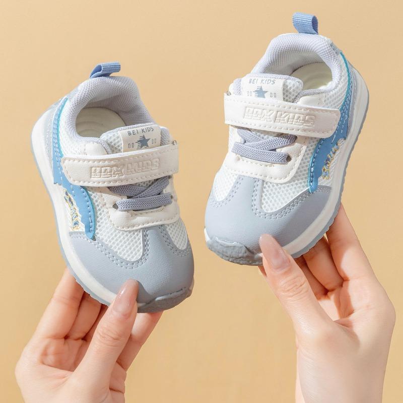 Infant Toddler Shoes Spring New Boys Mesh Running Shoes Non-slip Soft Sole Girls Sports Shoes