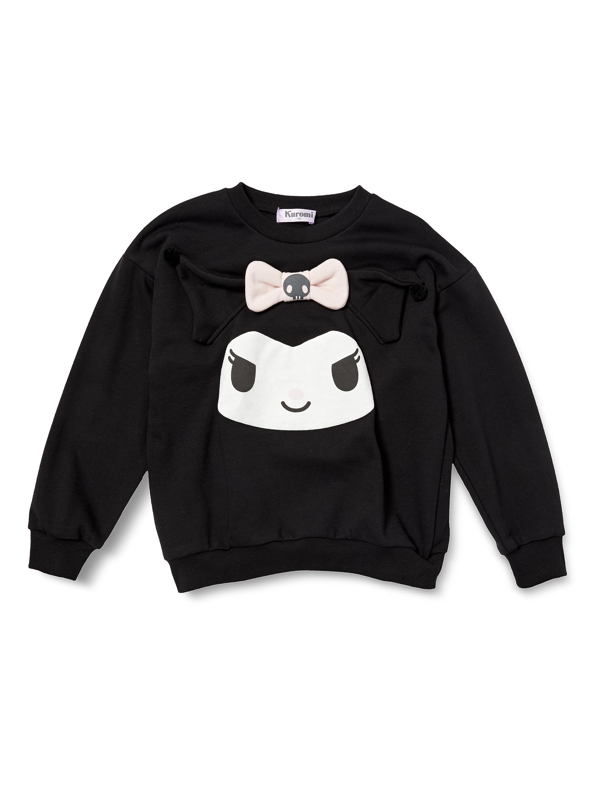 

Толстовка с лентой Куроми черная [Sanrio] для девочек