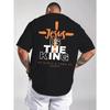 T-shirt Rond Fun et Créatif, Manches Courtes Tendance d'Été, Haut Style Décontracté Quotidien