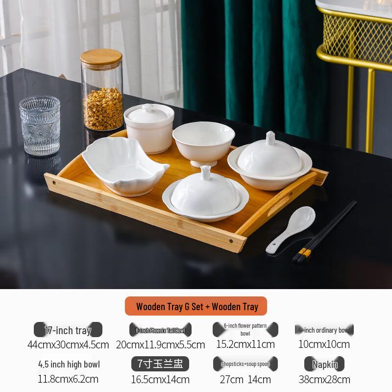 Exquisite Postpartum Confinement Ceramic Tableware Set