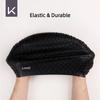 Keep Silicone Swimming Cap, Large Size, Waterproof, Long Hair Specific, Ear Protection, White