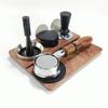 51MM/54MM/58MM Coffee Tamper Mat Station Stand Sapele Wood Portafilter Holder Support Base Rack Barista Espresso Accessories