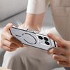 Magnetic Case For Sony Xperia 1 VIII Case For MagSafe Aluminium Alloy Metal Frame Matte Transparent Acrylic Cover