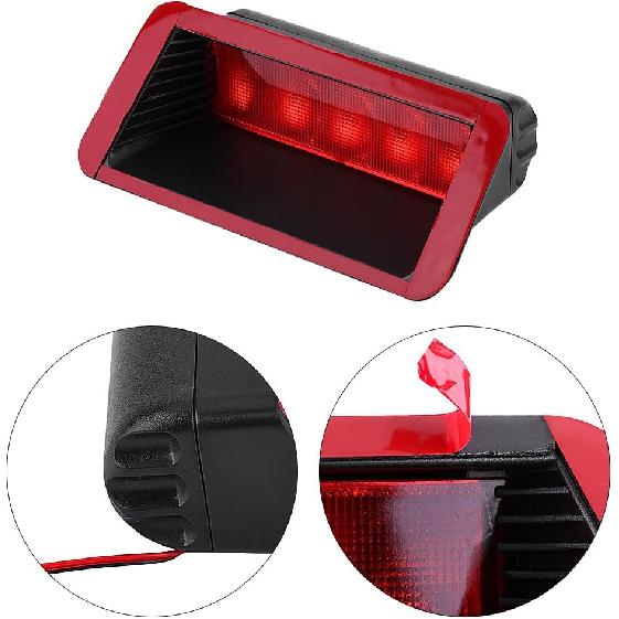 Keenso LED 3rd Third Brake Light, 12V Universal High Mount Brake Stop Tail Light