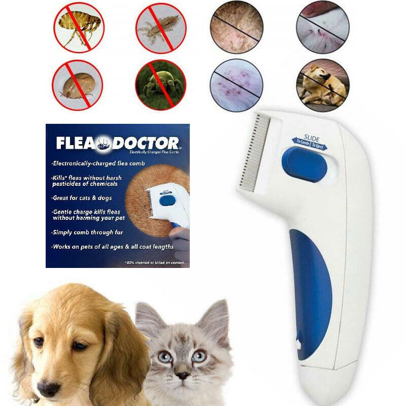 electronic flea and tick comb