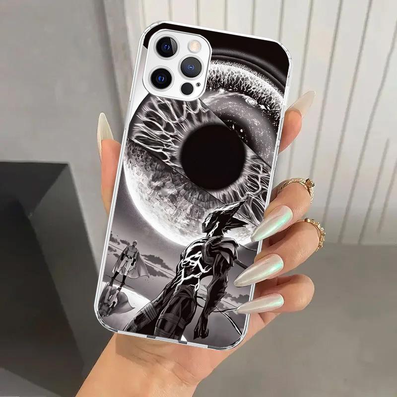 1 Punch Man Anime Phone Case for Iphone 17 Air 16 15 Plus 14 13 Mini 12 11 Pro Max 16E 7 8 SE 2020 Soft Funda Print Shell 17 Air