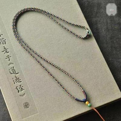 Dunne Stijl Handgeweven Gouden Hanger Jade Touw Ketting met Mannen Hanger van Jade Veiligheidsgesp Lanyard