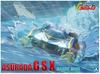 Plastikový model AOSHIMA Cyber ​​Formula Asurada Marine Mode č. 22, GSX 1/24