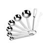 Stainless Steel 8-Piece Measuring Spoon Set: Includes Measuring Spoons (tablespoon, Teaspoon), Slim Spatula, and Whisk. Easy To Wash and Store.