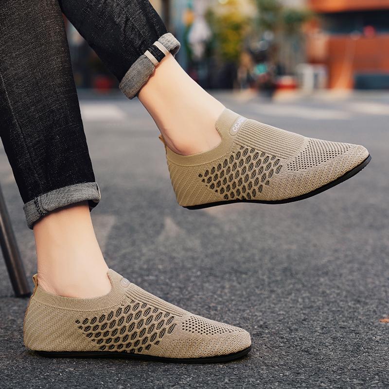MAEDEF Mens Shoes Casual Loafers Thin Bottom Male Shoes Lightweight Man Home Bedroom Slippers Mens Walking Shoe Loafer Moccasins
