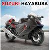 1/9 Suzuki Hayabusa GSX-1300R Alloy Motorcycle Model Toy Vehicle Collection Carrying Lighting Off Road Autocycle Toy Car