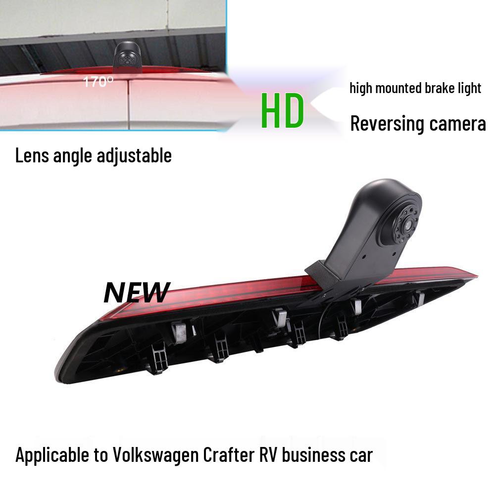 

High-Mounted Brake Light Rearview Camera for VW Crafter Van, Motorhome, and Business Car ABS