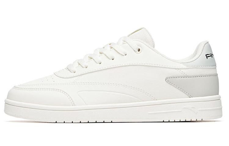 Anta Cushioning Slip Resistant Low Top Skateboard Shoes Women's White