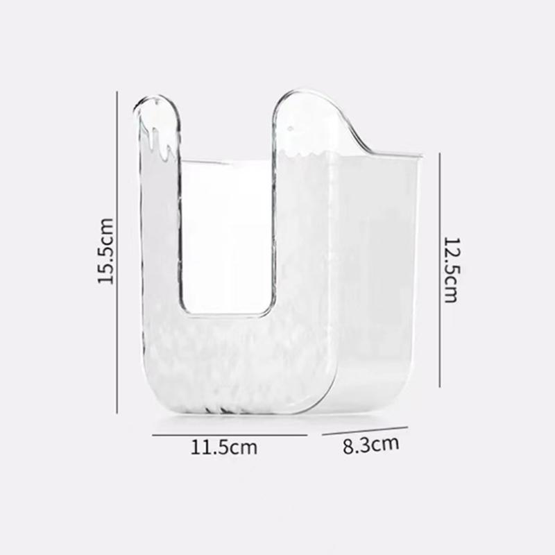 Bathroom Non Perforated Wall Mounted Wet Tissue Storage Box With Large Opening And Strong Load-Bearing Capacity