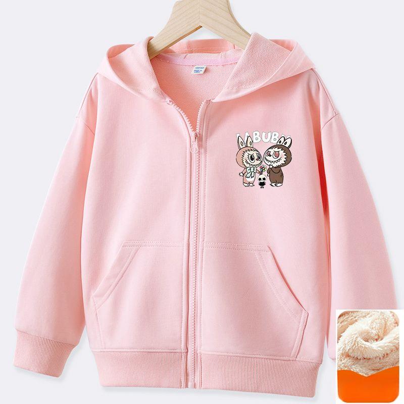 

Весенне-осеннее пальто для девочек, детская повседневная толстовка с капюшоном на молнии 140