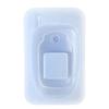Retro Phone Silicone Casting Mold for DIY Charms, Vintage Pendant Mold with Built In Hanging Hole for Resin, Plaster, Wax, Keychain and Bag Charm