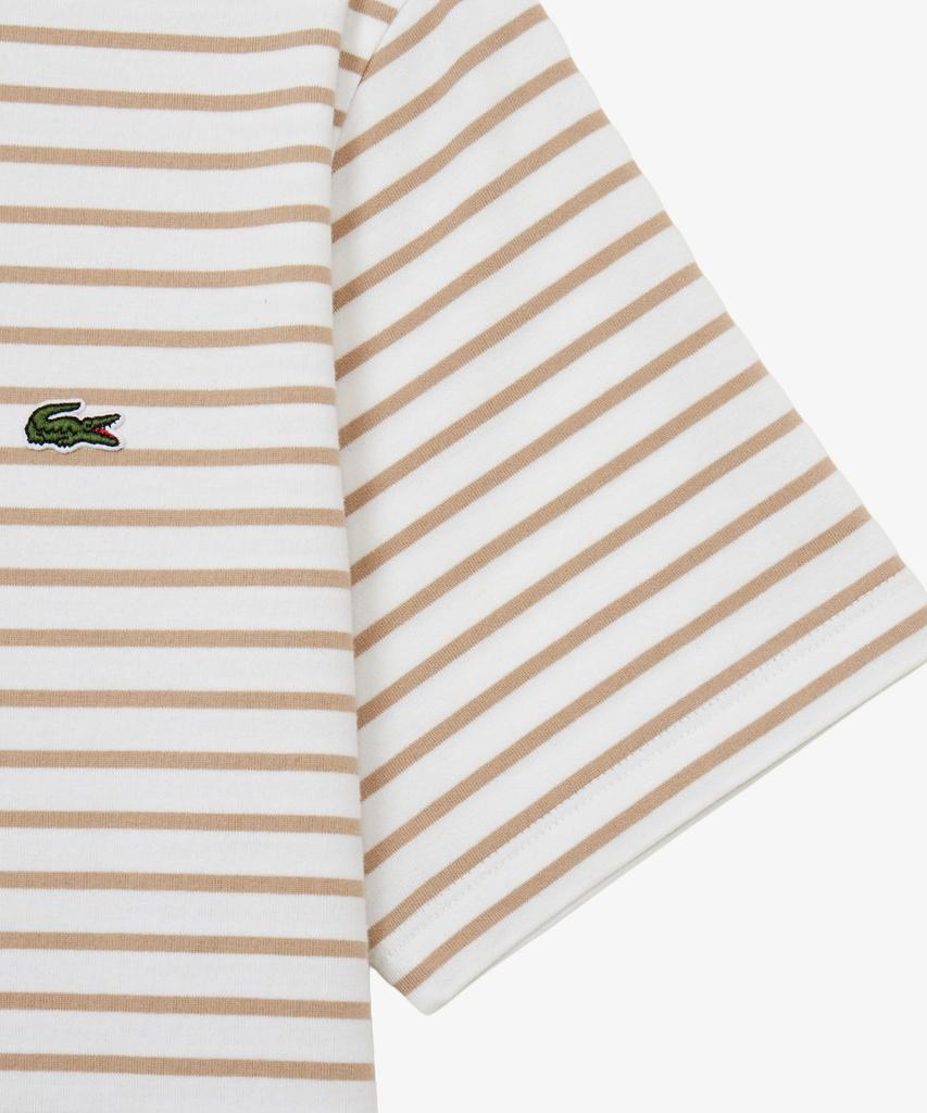 LACOSTE Women'S Striped Short Sleeve T-Shirt Tf262E-56G 02S