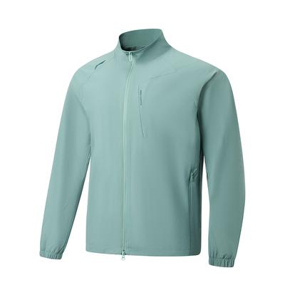 Fitness Series Stand Collar Logo Letter Stitching Windbreaker Men Outerwear AFDW719-2