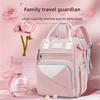 Maternal and Child Multi-functional Fashionable Leisure Waterproof Mommy Bag for Outdoor Baby Walking, Large Capacity Backpack