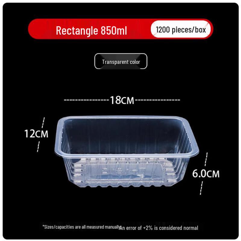 Thickened Transparent Takeout Food Container
