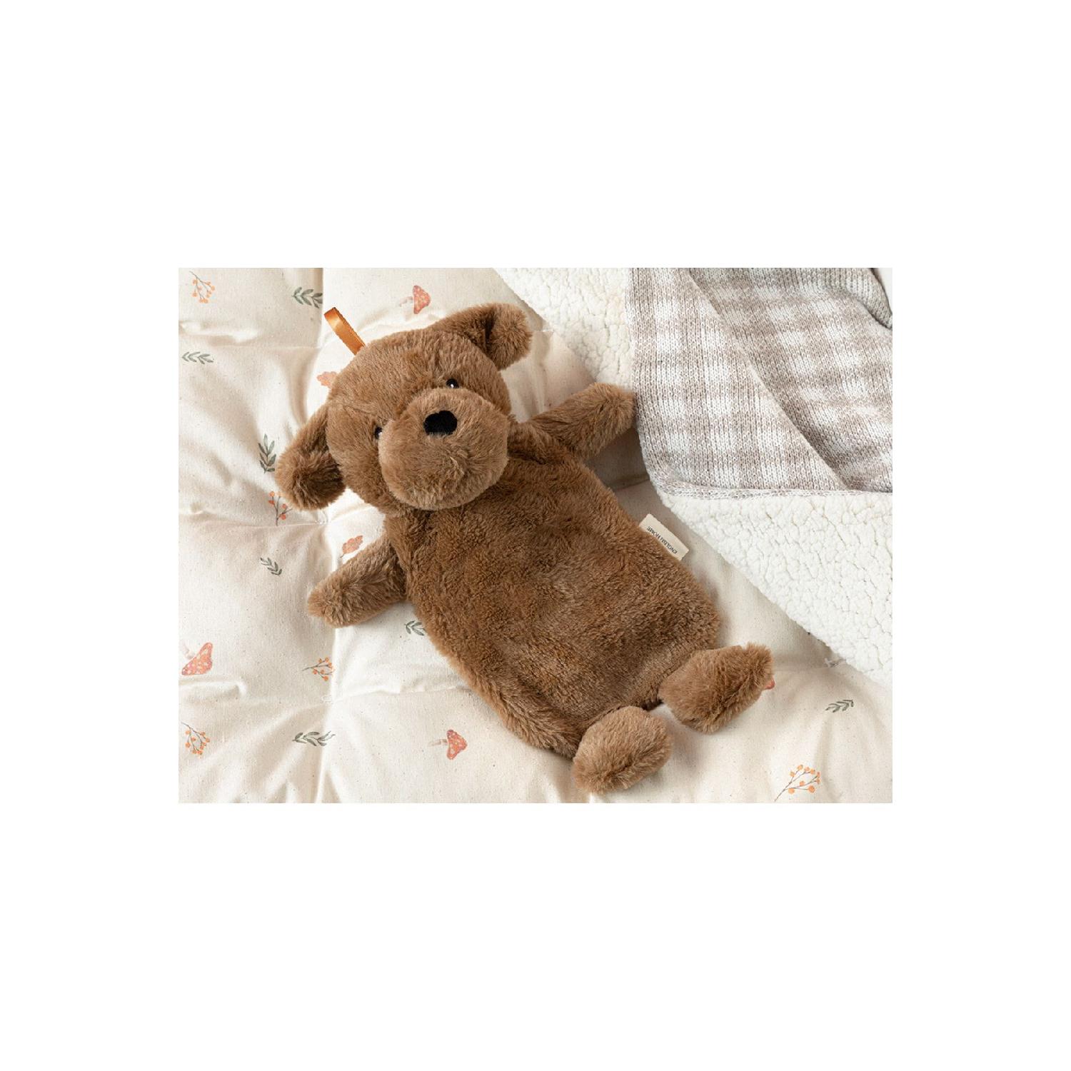 

Дитяча плюшева сумка для гарячої води Cute Dogs 750 мл, коричнева.