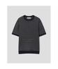 8SECONDS Natural Stripe Short Sleeve Knit Navy