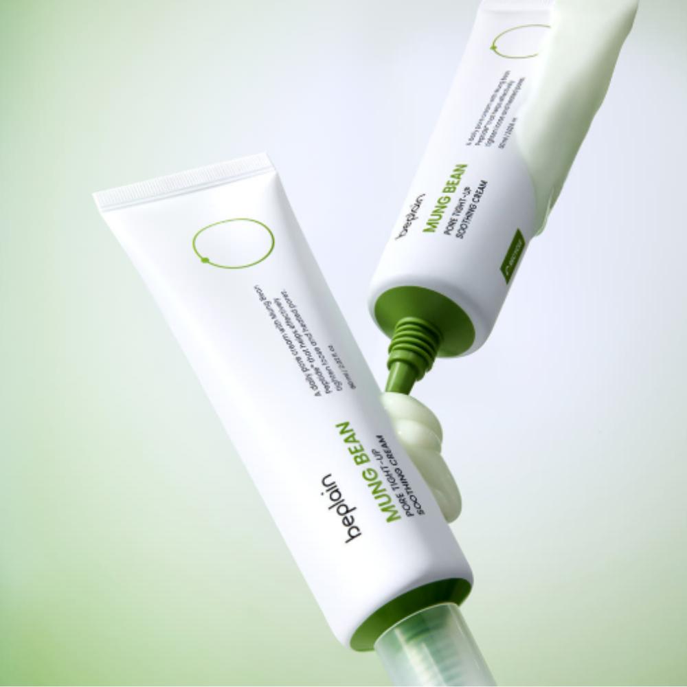 

BEPLAIN Mung Bean Pore Tight-Up Soothing Cream 60ml x 2 | Pore & Soothing Care